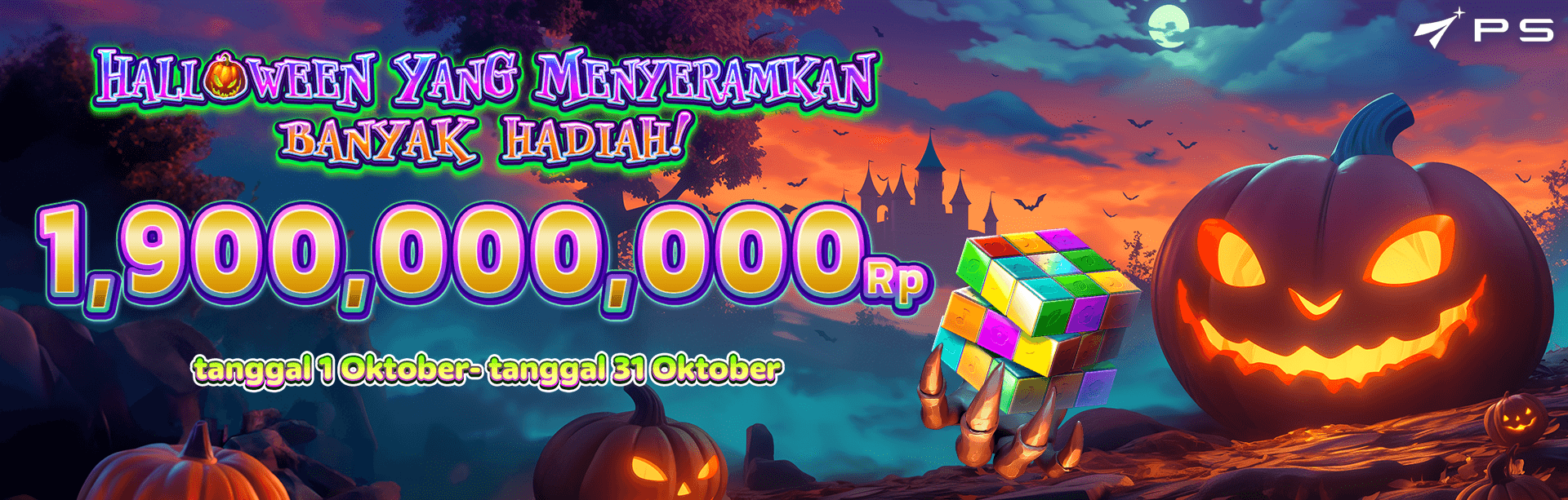 PLAYSTAR – Halloween Yang Menyeramkan! Banyak Hadiah!